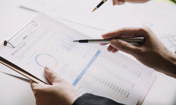 Klippboard mit Dokumentaion